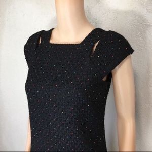 Funktional Tweed Rainbow Embellished Sheath Dress